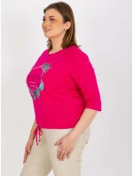 Dámská halenka RV BZ 8458.01P fuchsiová - FPrice