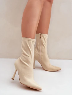 Boty na podpatku  model 204701 Step in style