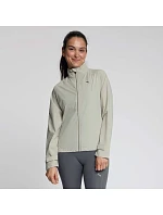 Běžecká bunda Rogelli ESSENTIAL, písková, velikost S Běžecká bunda Rogelli ESSENTIAL, písková, velikost S
