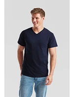 Fruit of the Loom Valueweight V-Neck T Tričko s výstřihem do V 16.1066 heather grey