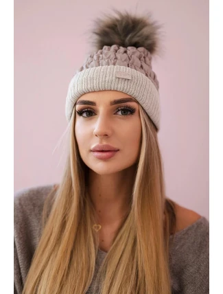 Čepice K160 béžová Čepice K160 béžová