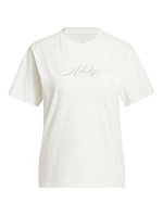 Dámské tričko adidas Cursive Wordmark Graphic T-shirt white KQ6404