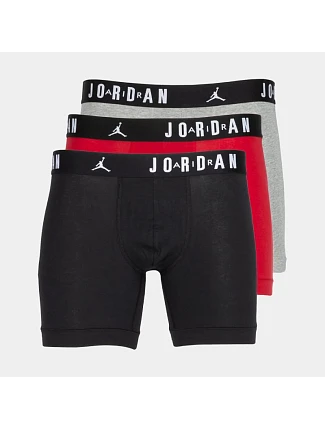 Pánské boxerky Air Jordan Flight Cotton Core, balení po 3 kusech – JM0622-H24 Pánské boxerky Air Jordan Flight Cotton Core, balení po 3 kusech – JM0622-H24