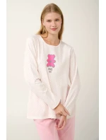 Vamp - Dámské bavlněné pyžamo s potiskem 21932 - Vamp