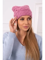 Dámská čepice Dagmara K332 tmavě růžová