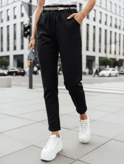 Dámské látkové kalhoty ERLON black FashionStreet UY2026