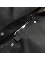 Khaki-hnědá dámská zimní bunda parka s odepínací podšívkou (b533-1107)