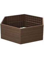 BASE WOOD GARDEN ROCK 6 ELEMENTS RUSTIC BRICK dětské