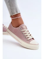 Nízké dámské tenisky Big Star NN274270 Růžové