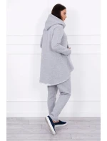 Šedá souprava kalhot baggy