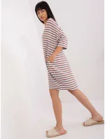 Tunika EM TU 890.13 bílo-hnědá