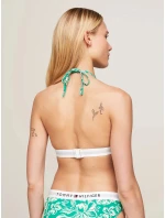 Dámská plavková podprsenka UW0UW05367 0IE zelená se vzorem - Tommy Hilfiger Dámská plavková podprsenka UW0UW05367 0IE zelená se vzorem - Tommy Hilfiger
