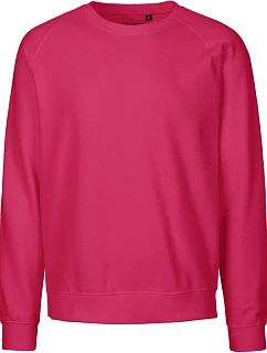 Neutral O 63001 Unisex raglánová mikina z bio bavlny 77.6301 pink