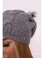 Sandra K210 tmavě šedá fleecová čepice Sandra K210 tmavě šedá fleecová čepice