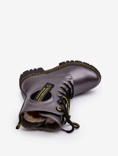 Dětské zateplené botky Trapery šedé Iomare