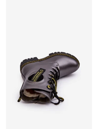 Dětské zateplené botky Trapery šedé Iomare