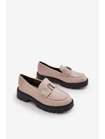 Dětské Polobotky Mokasíny S Ozdobou Šedé Elvilda