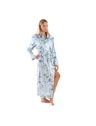 Dámský župan Miya 2126 0013 Světle šedá japonská zahrada - Vestis Dámský župan Miya 2126 0013 Světle šedá japonská zahrada - Vestis