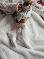 Milena Ponožky 0118-013 Vánoční dámské froté 37-41 Milena Ponožky 0118-013 Vánoční dámské froté 37-41