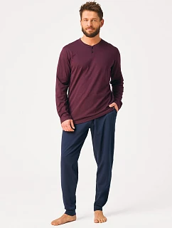 Pyžamo Key MNS 275 B26 dlouhé rukávy, velikosti M–2XL