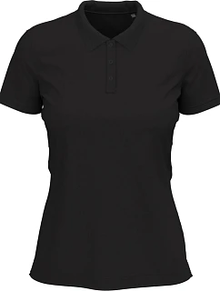 Stedman Stretch Polo Women Dámské elastické piqué polo z těžké bavlny 05.9740 black opal