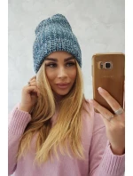 Dámská čepice Delia K260 modrá