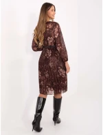 Šaty IT SK 10536 2.35 hnědá Šaty IT SK 10536 2.35 hnědá