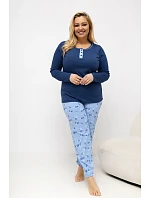 Pohodlná pyžama pro plnoštíhlé model 226132 Forever Pink Pohodlná pyžama pro plnoštíhlé model 226132 Forever Pink