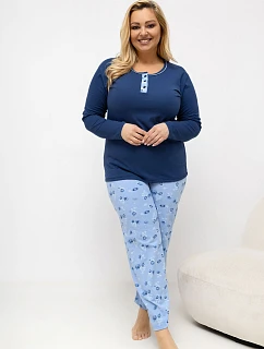 Pohodlná pyžama pro plnoštíhlé model 226132 Forever Pink