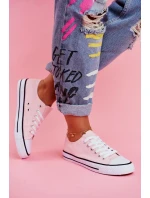 Dámské Klasické Tenisky Růžové Omerta