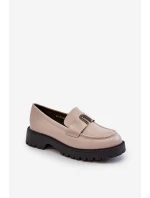 Dětské Polobotky Mokasíny S Ozdobou Šedé Elvilda