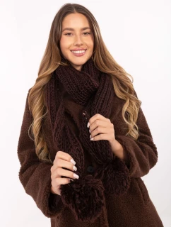 Šála AT SZ S 2203.87 tmavě hnědá