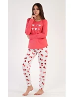 Dámské pyžamo dlouhé Valentýna