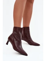 Boty na podpatku  model 219120 Step in style