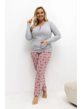 ~Piżama Plus Size model 221192 Forever Pink ~Piżama Plus Size model 221192 Forever Pink