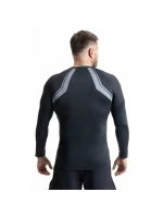 Rashguard šedý s dlouhým rukávem a logem DBX Bushido