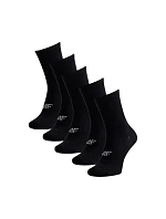 Pánské ponožky 4F M481 5pak deep black 4FWMM00USOCM481 20S