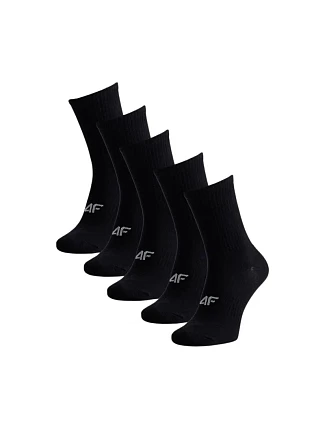 Pánské ponožky 4F M481 5pak deep black 4FWMM00USOCM481 20S