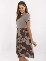 Šaty DHJ SK 253701.80 tmavě lila