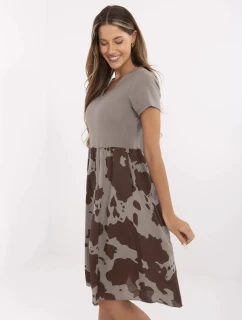 Šaty DHJ SK 253701.80 tmavě lila