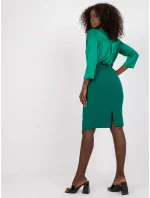 Sukně LK SD 506632.32P tmavě zelená