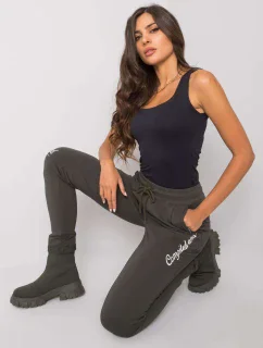 Tepláky RV DR 7076.21 tmavá khaki