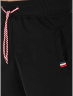 Pánské černé teplákové šortky FashionStreet SX2512
