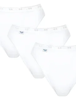 Dámské kalhotky Basic+ Tai 3P - WHITE -bílé 0003 - SLOGGI