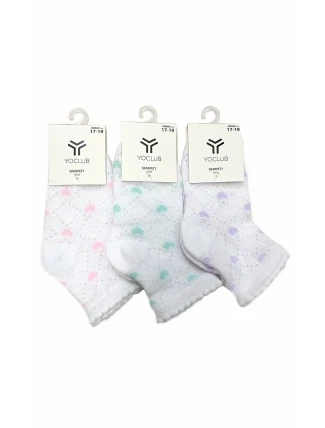 YOCLUB SKL-0014 Ažurové ponožky 17-34