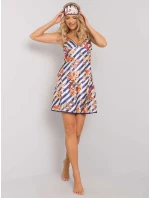 Noční košile BR KN 1042 tmavě modrá a bílá