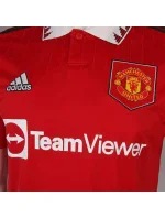 Pánské polo tričko Manchester United H Jsy M H13881 červené - Adidas