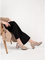 Praktické hnědé dámské polobotky Obcas Praktické hnědé dámské polobotky Obcas