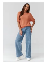 Svetr s krátkým rukávem  model 224080 Makadamia