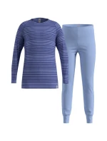 Termoprádlo - Odlo set dlouhý ACTIVE WARM SET velikost 104cm tmavě modrá